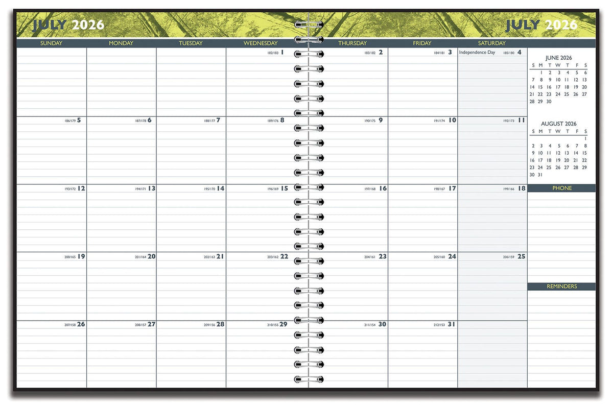 PLANNER ACADEMIC 14 MONTH 8.5X11 IN H AND S JULY26-AUG27