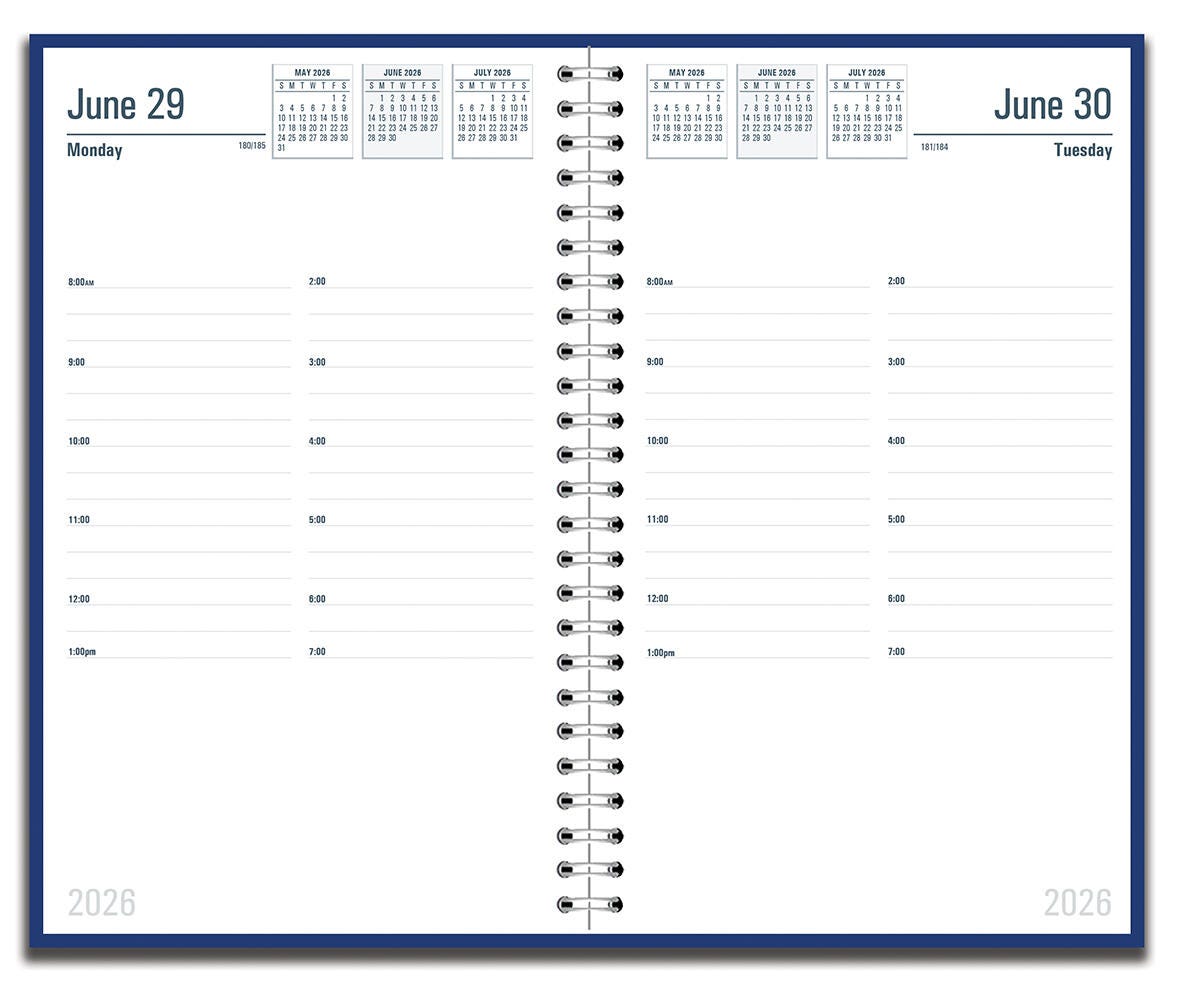 CALENDAR SCHOOL ACADEMIC 12 MONTH 5.26X8.5 IN JULY26-JUNE27
