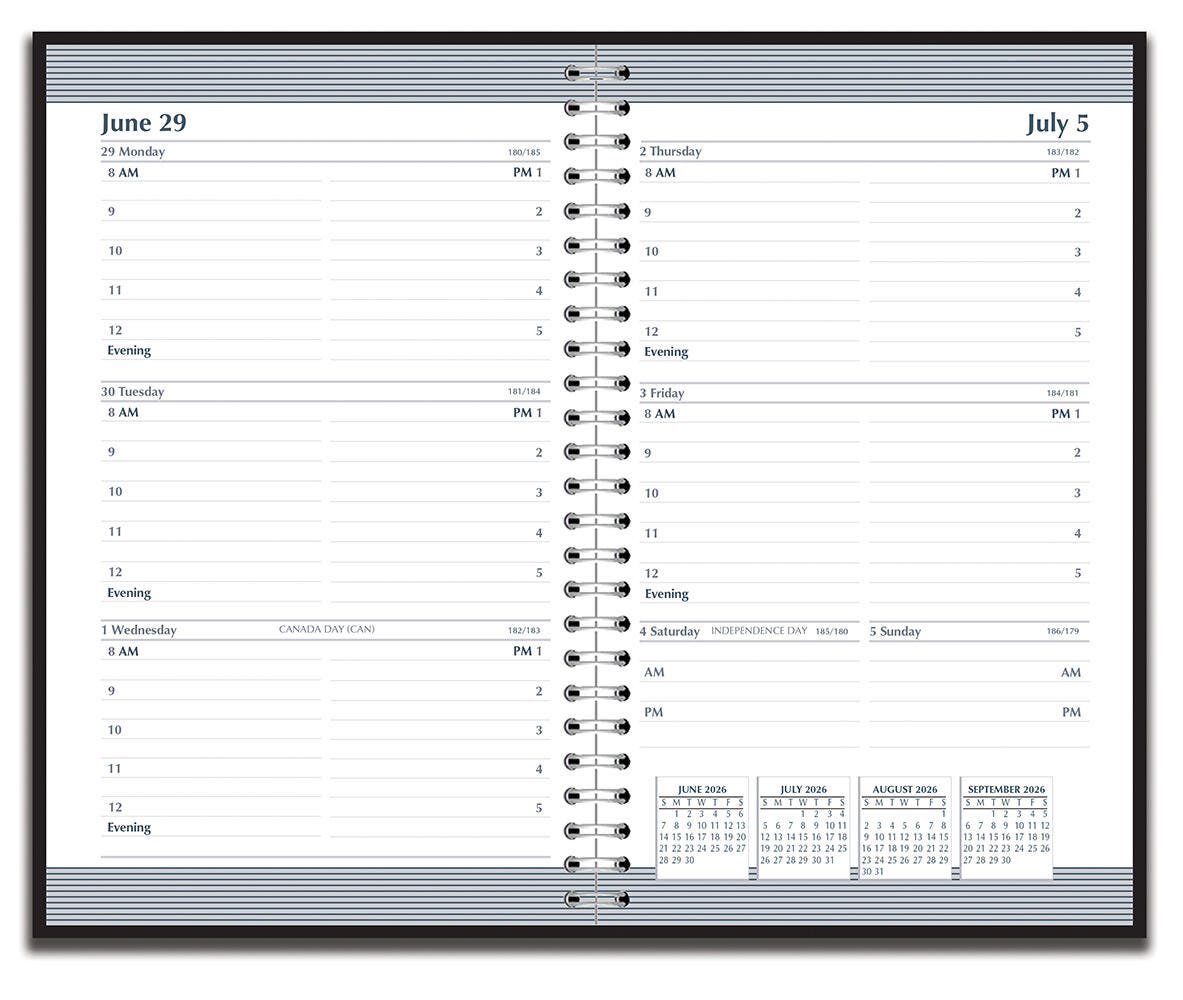 CALENDAR ACADEMIC WEEKLY 13 MONTH 5X8 IN JULY26-JULY27
