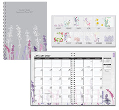 PLANNER SPIRAL 12 MONTH 8.5X11 IN WILDFLOWER JAN-DEC 2027