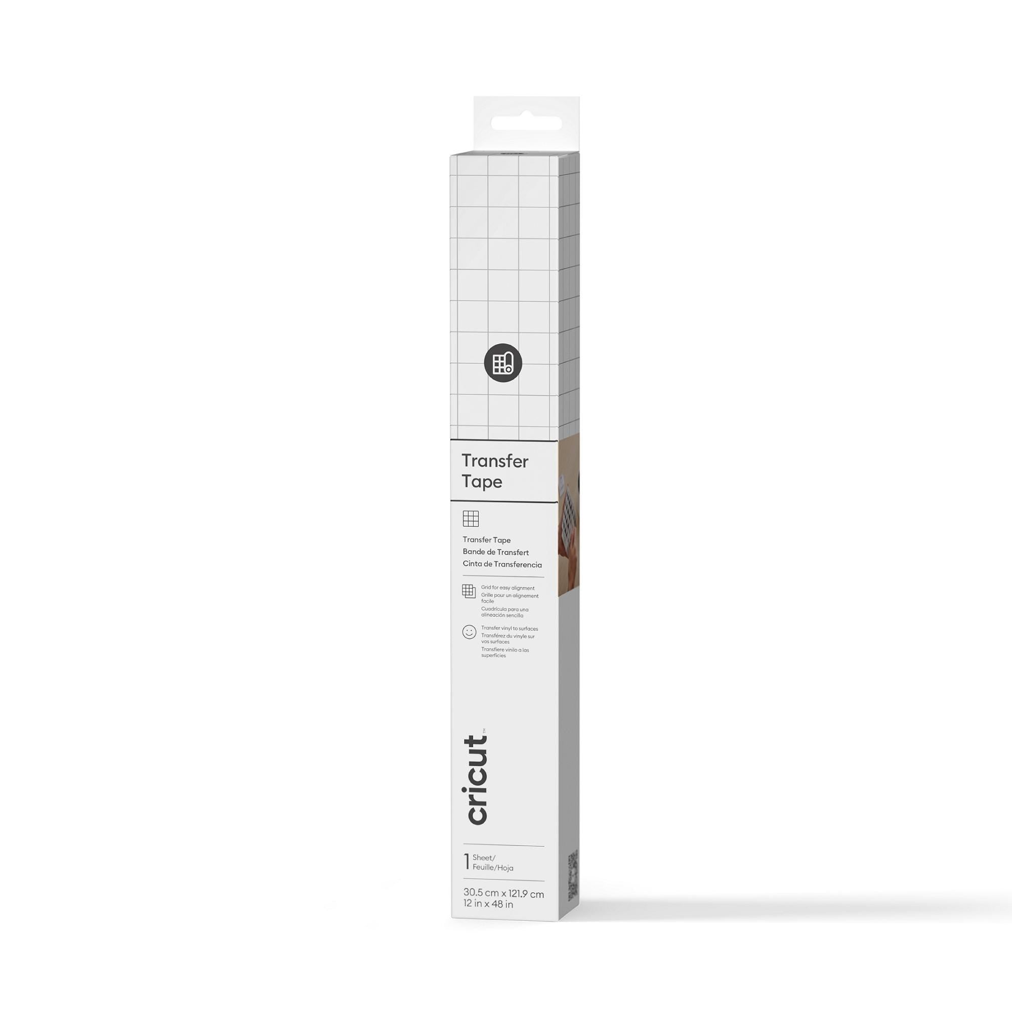 TAPE TRANSFER CRICUT VINYL 12X48 IN STANDARD GRIP CLEAR