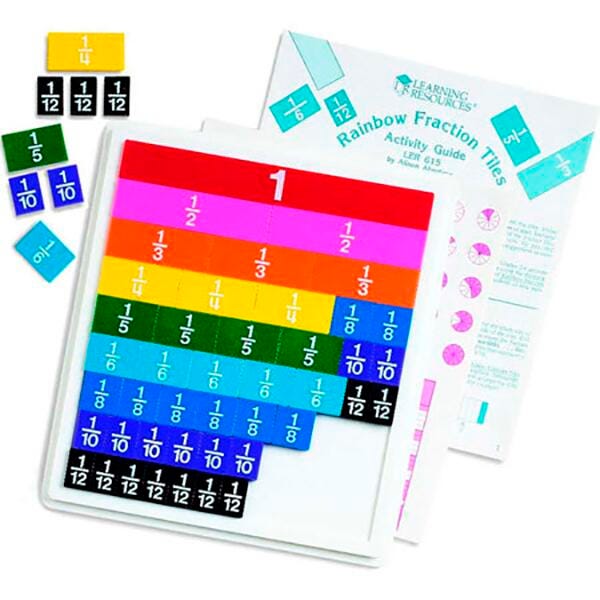 RAINBOW FRACTION TILES