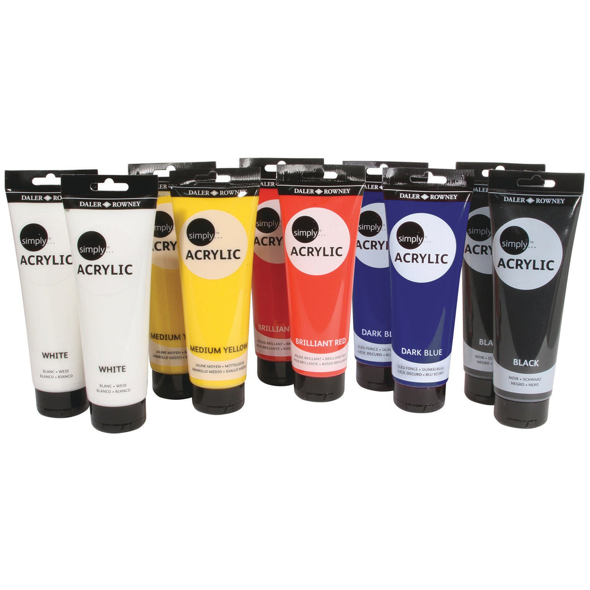 Acrylic Paint Simply 250Ml Pk 10