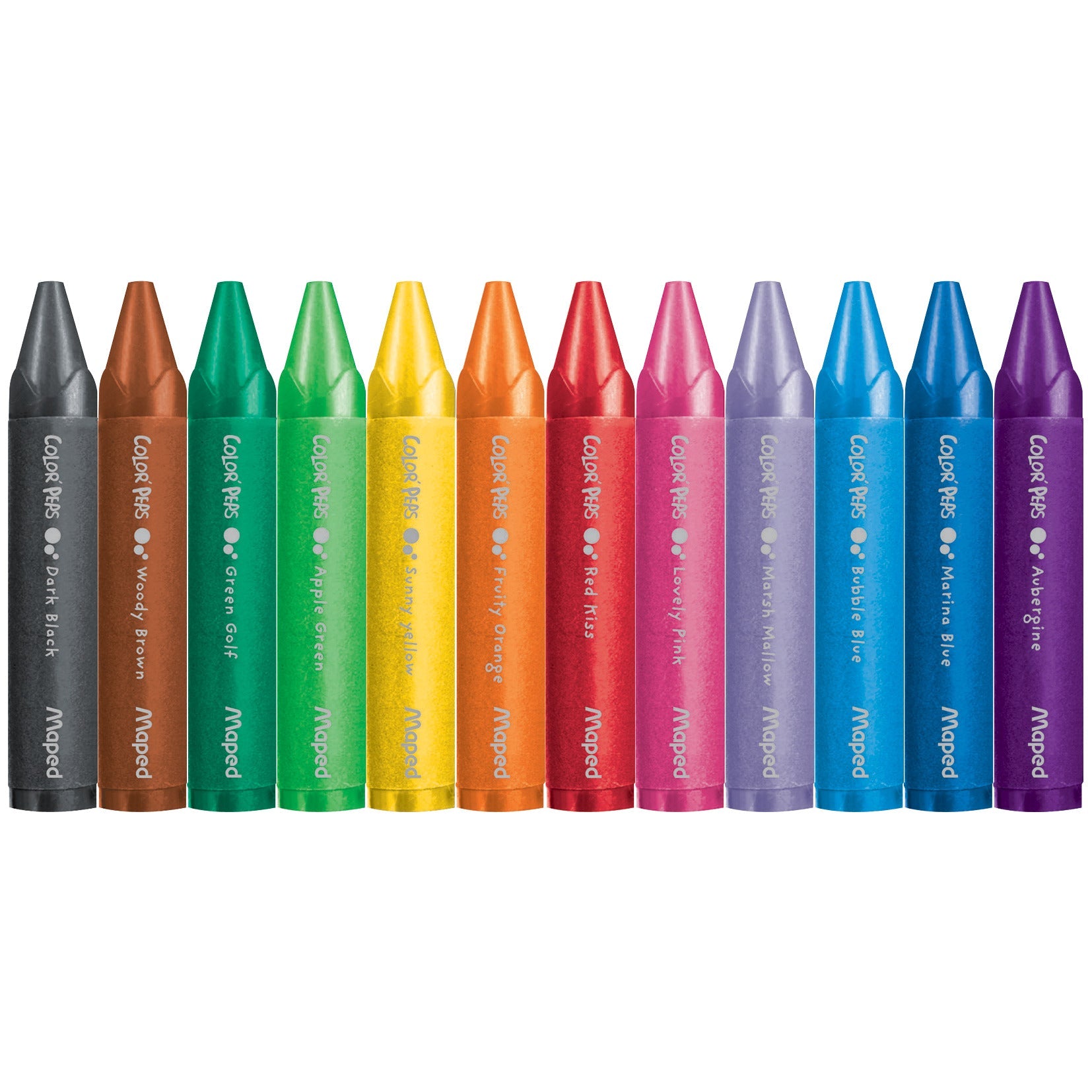 Wax Crayons Jumbo Pk12