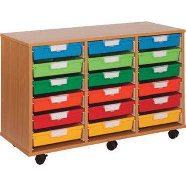 Tray Sng.Depth Primary Blue