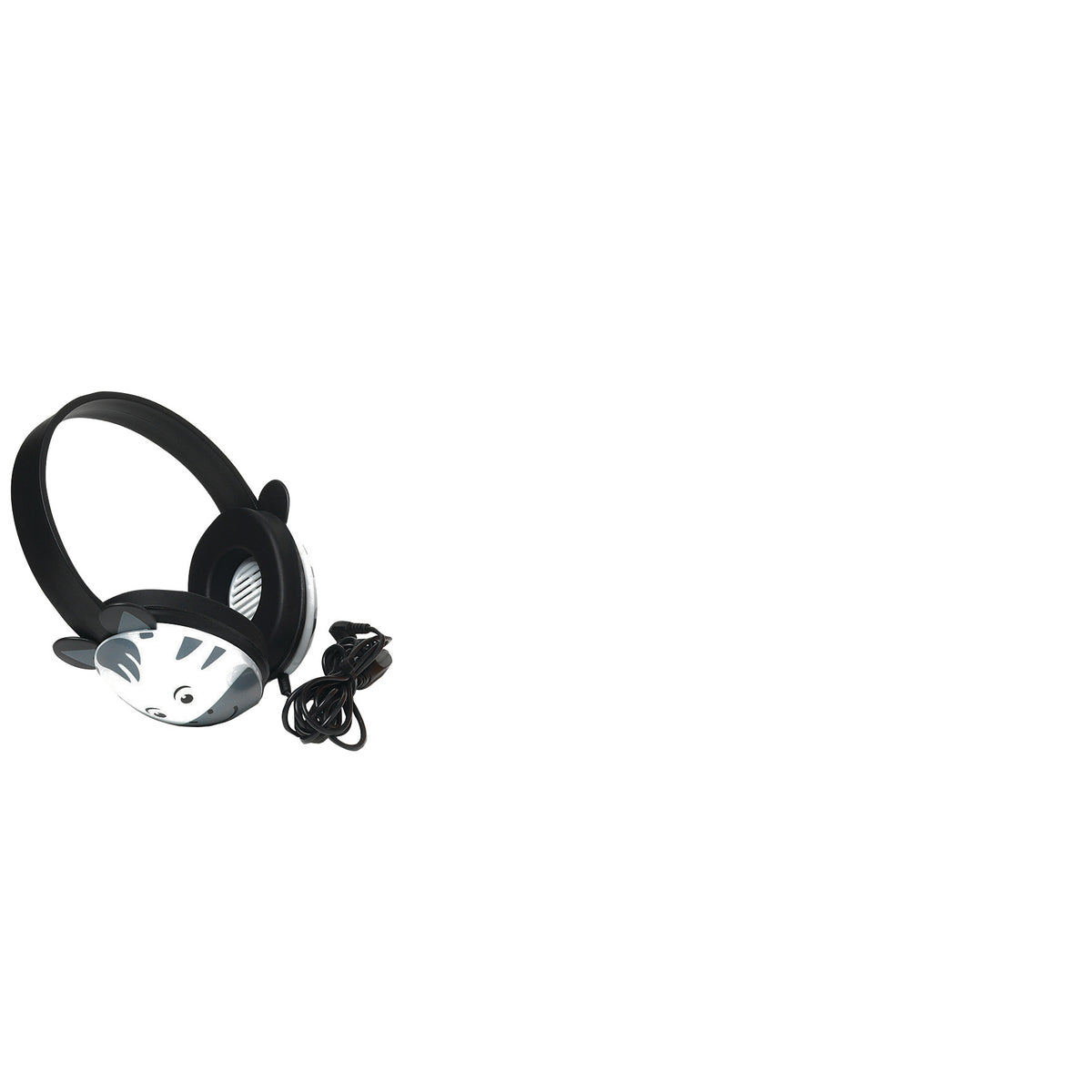 Animal Feature Personal Headphones Zebra