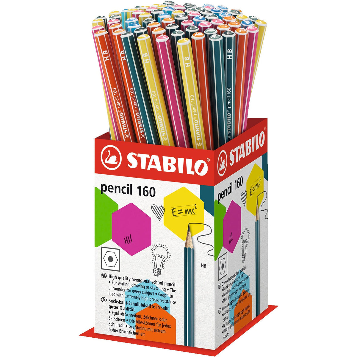 Stabilo Pencil 160 Hb Tub 72
