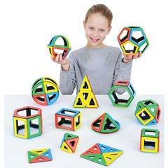 Magnetic Polydron Mathmatics Set