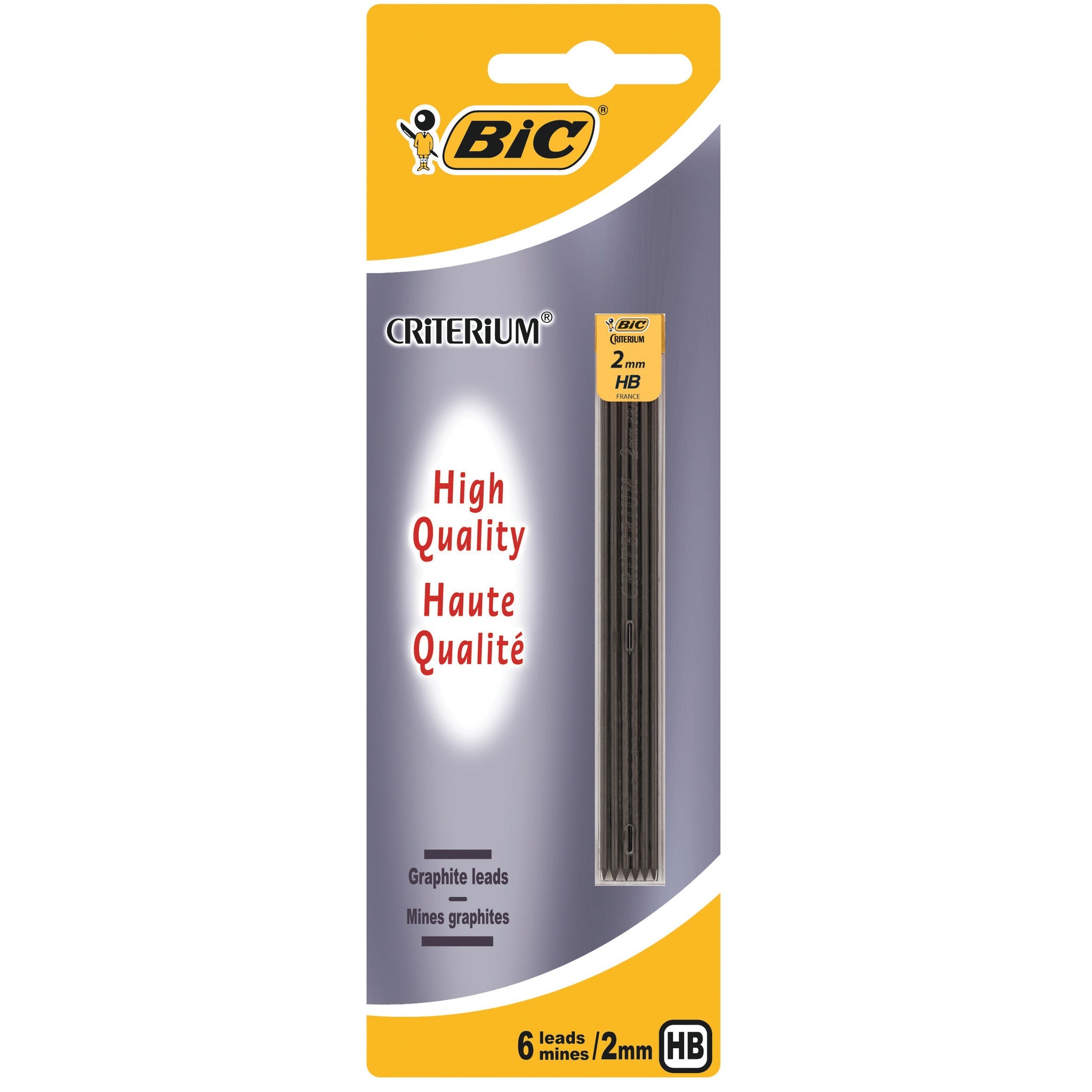 Bic Mech/Pencil Refill 2.0M X 6