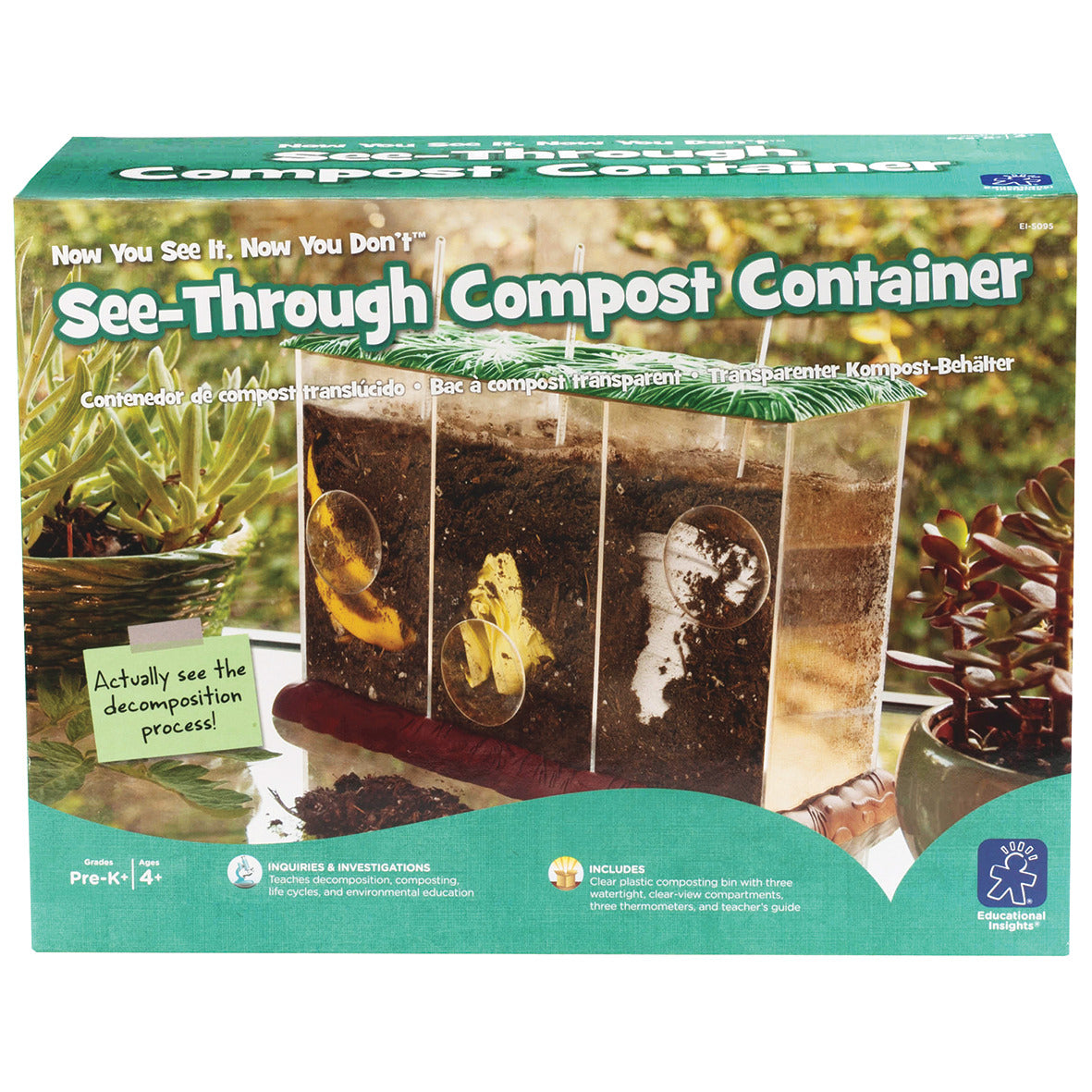 See Through Compost Container.