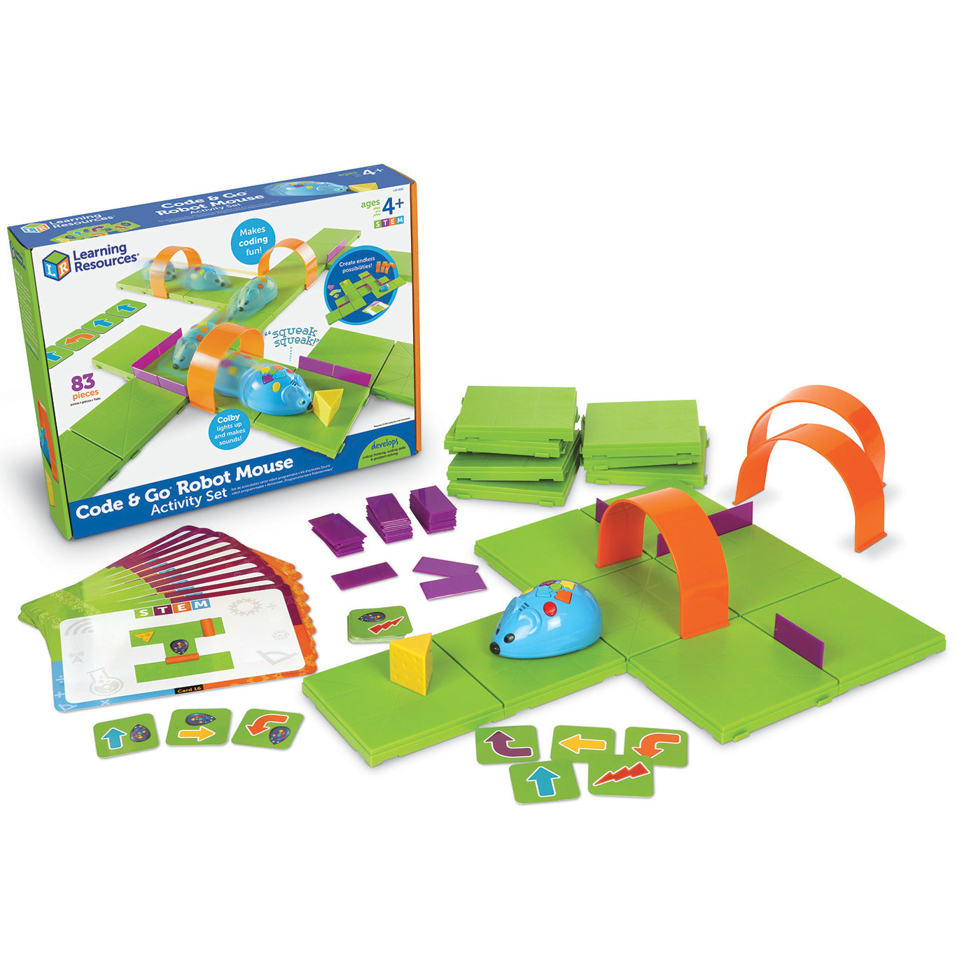 Learning Resources Code & Go™ Robot Mouse Activity Set