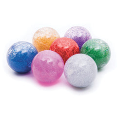 Sensory Rainbow Glitter Balls Pk7