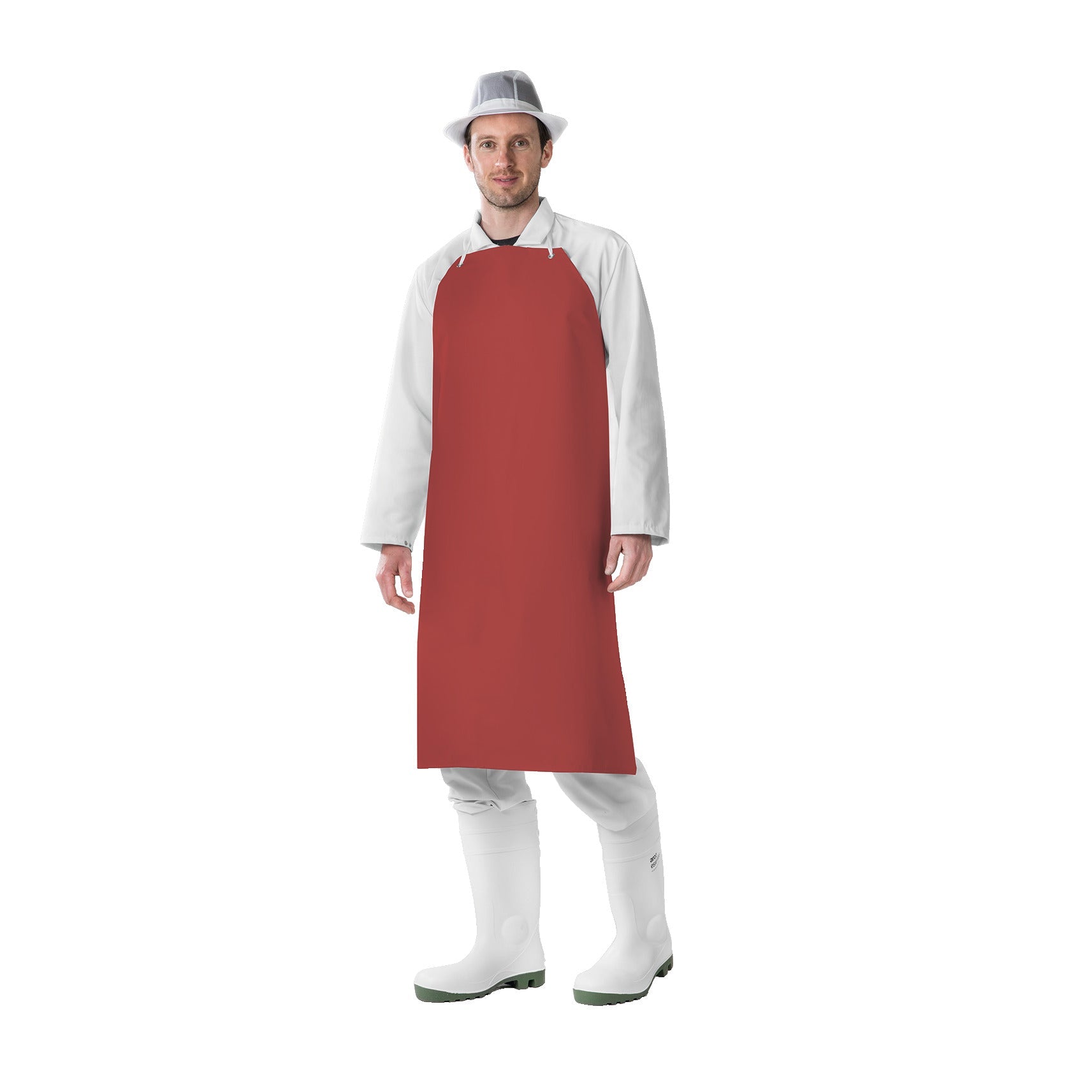 Apron Heavyweight Red Rubber 42X36