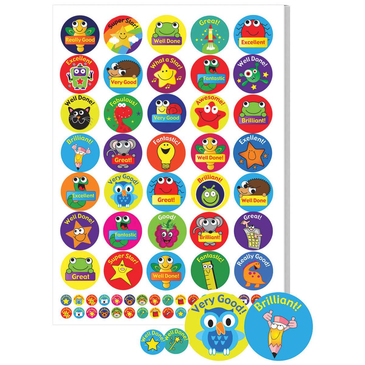 A4 Compilation Pack Of Stickers