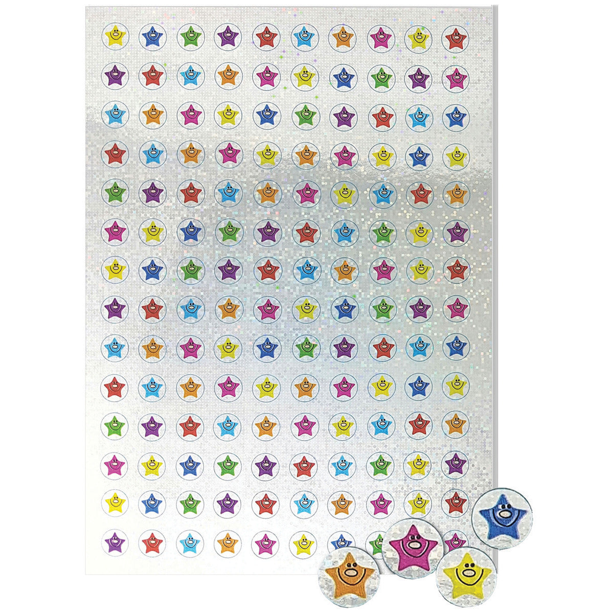 Sparkly Stickers Stars Pk420