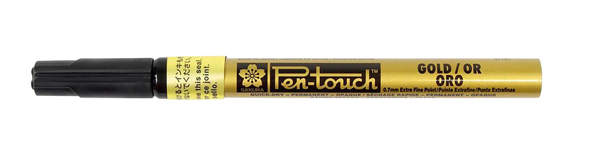 PEN MARKERS SAKURA PENTOUCH EXTRA FINE GOLD EACH