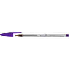 Pen Bic Cristal Fun Purple Pk20