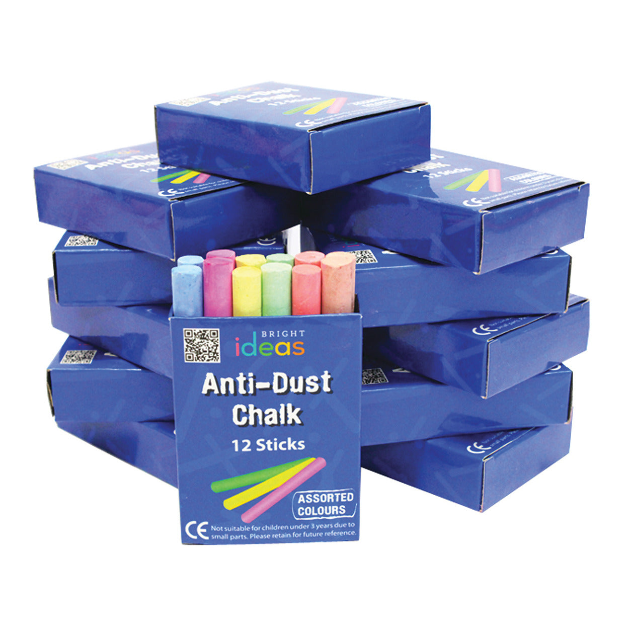 Antidust Chalk Pk144 Assorted