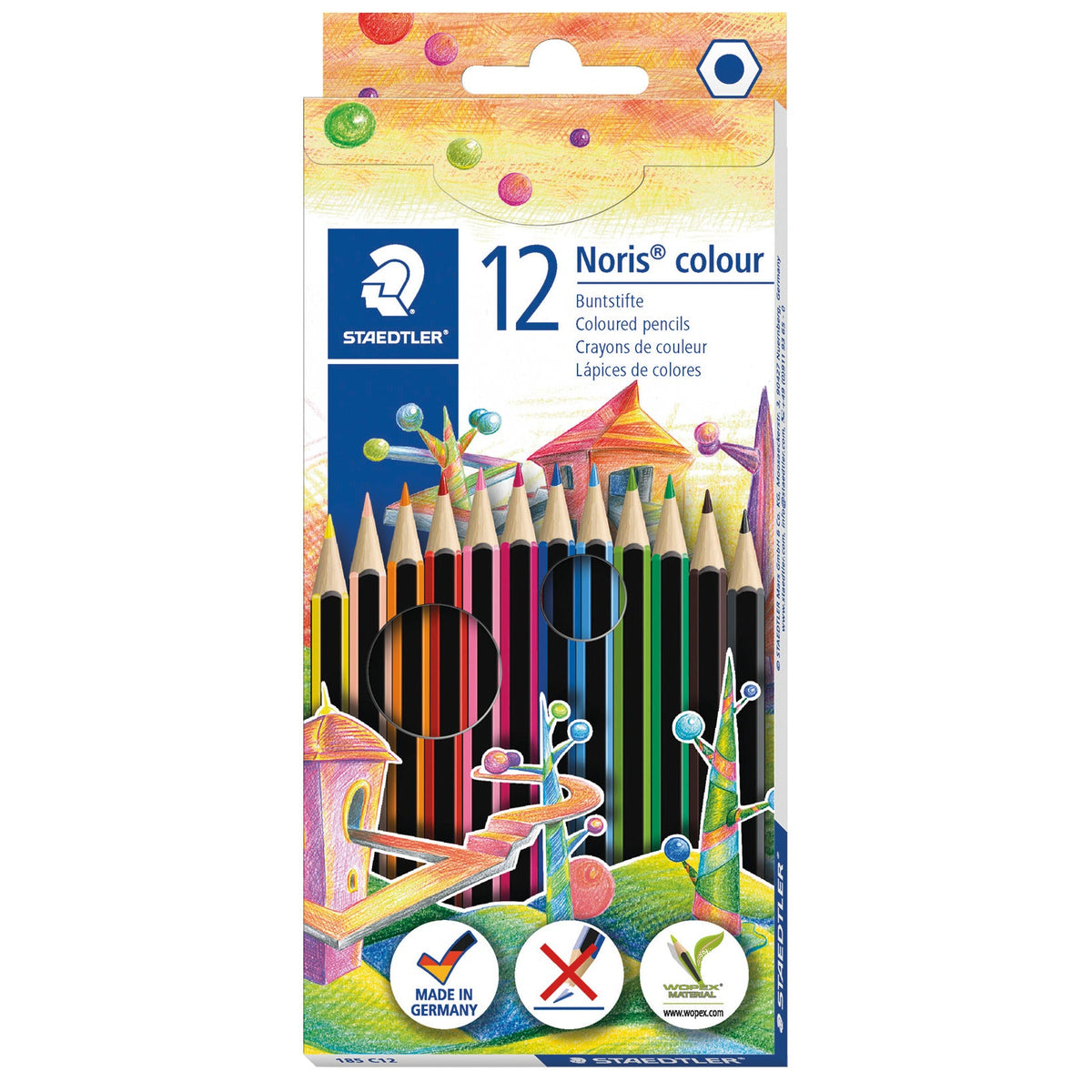 Pencils Noris Colour Asstd Pk12
