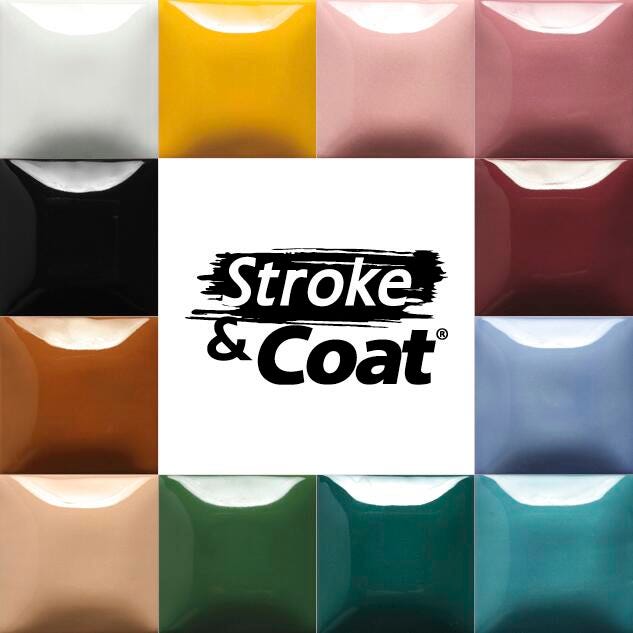 GLAZE MAYCO STROKE COAT SET B 2OZ SET OF 12