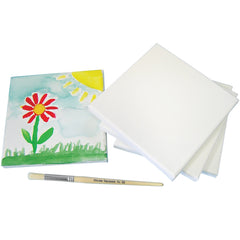 Mini Canvas White Pk10 150X150Mm