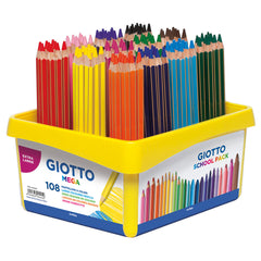 Pencil Giotto Mega Asstd Pk108