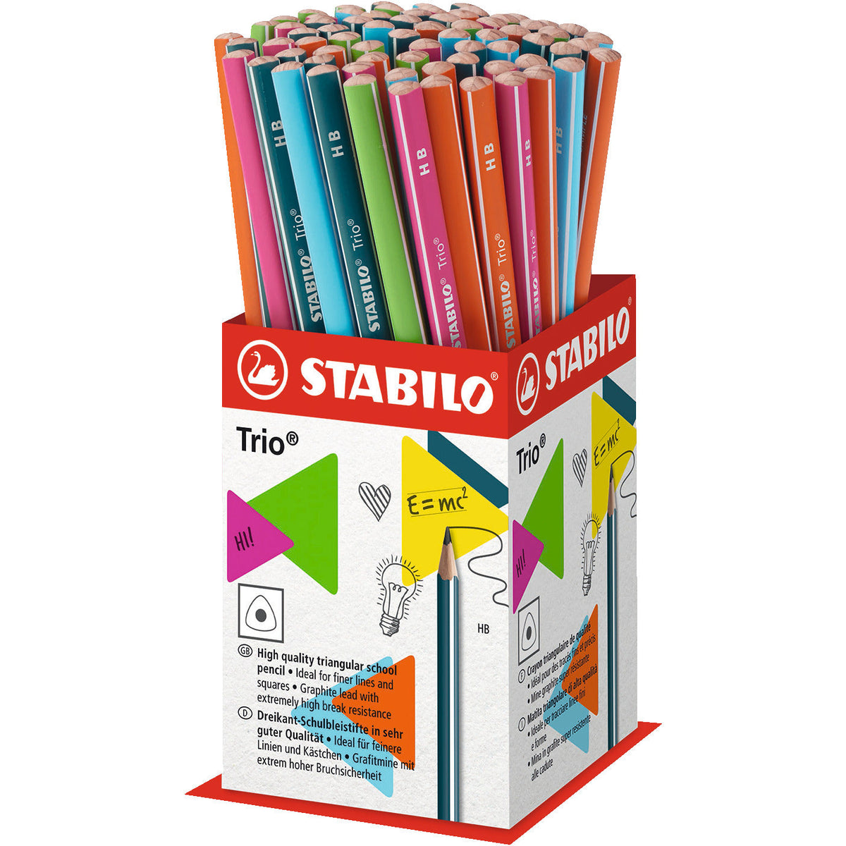Stabilo Pencil Trio Slim Hb Pk72