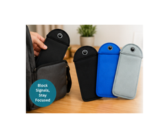 Signal Blocking Phone Pouch with Magnetic Lock 23 x10.5x0.8cm