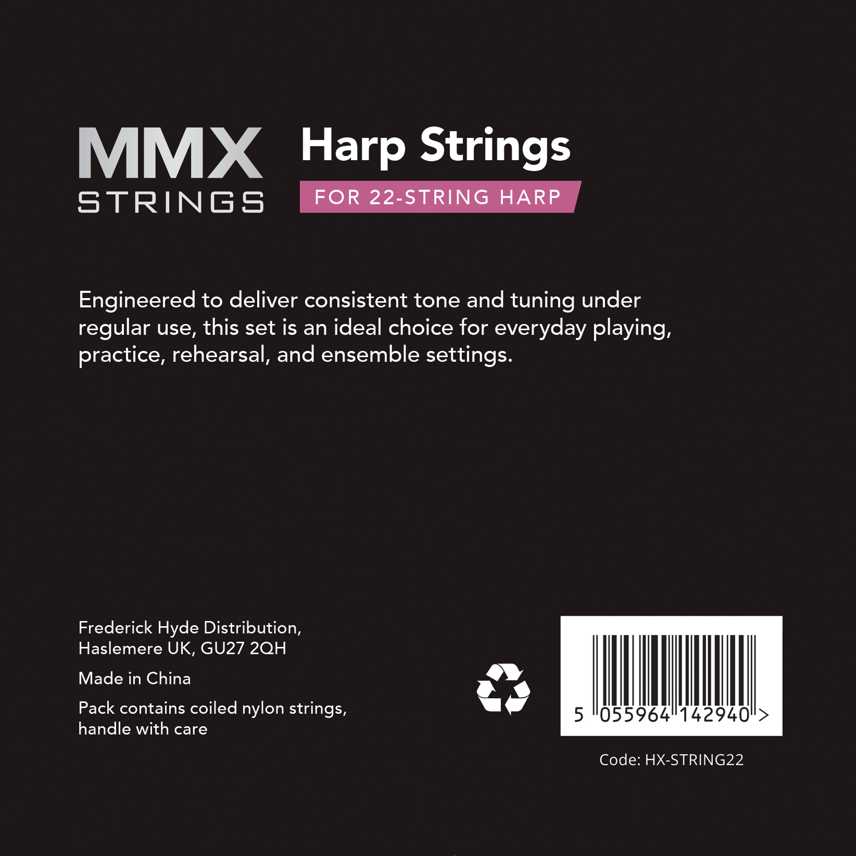 MMX harp string set - 22 strings