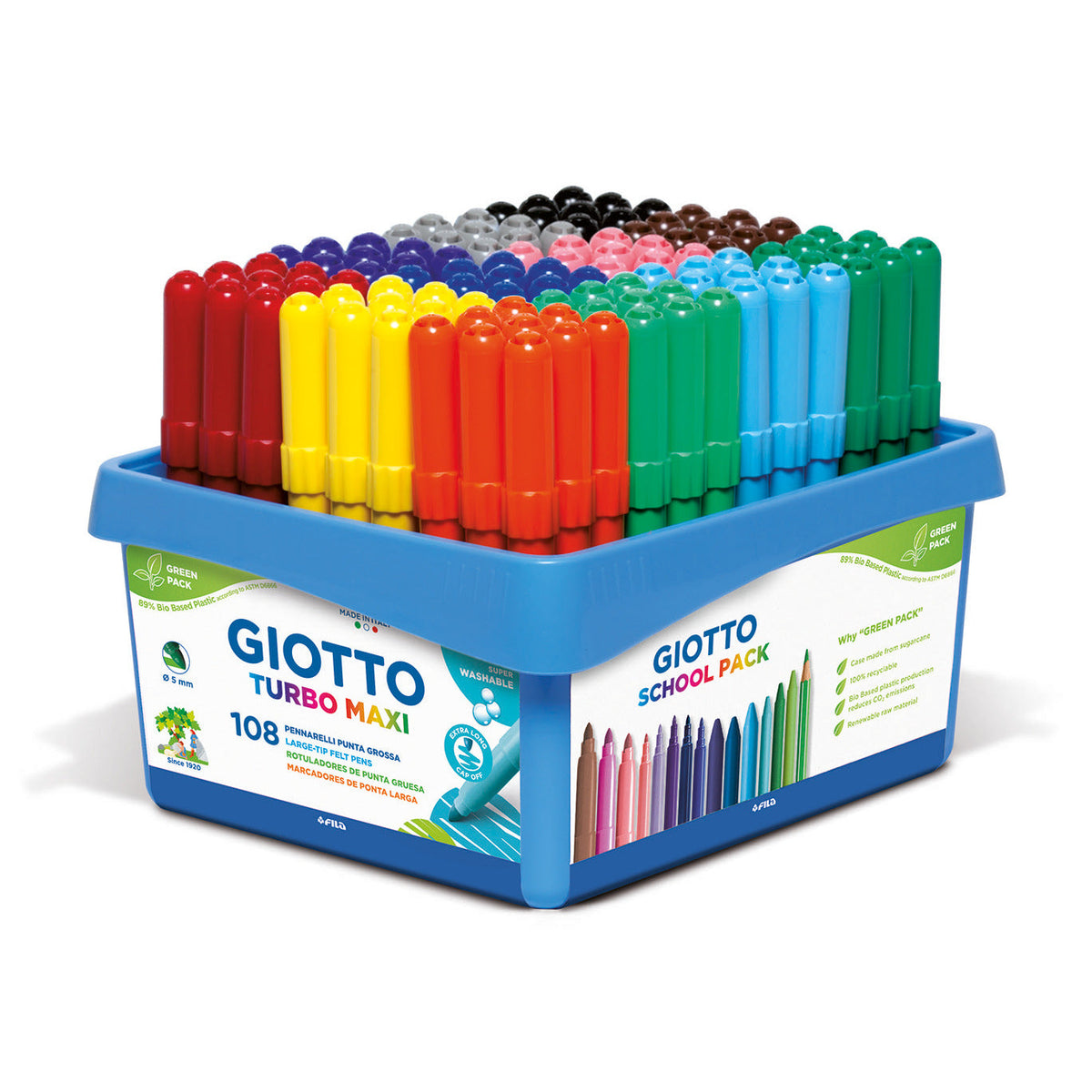 Pen Giotto Maxi Asstd Pk108