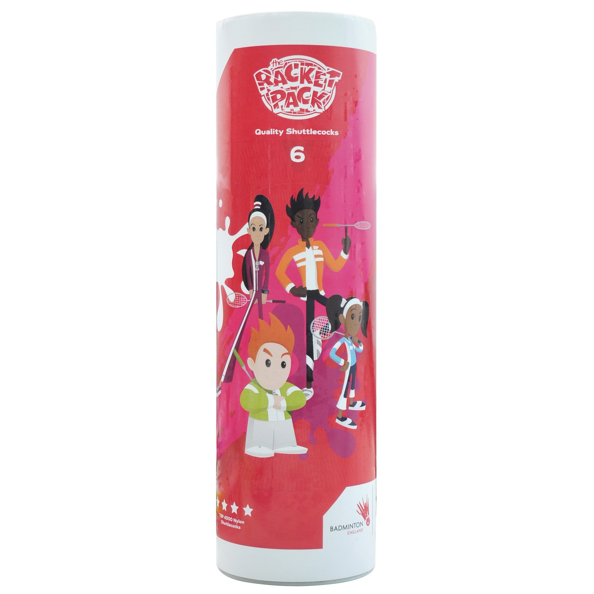 The Racket Pack Of 6 Shuttlecocks