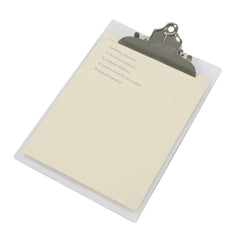 A4 F/Cap Clear Frost Clipboard Pk10