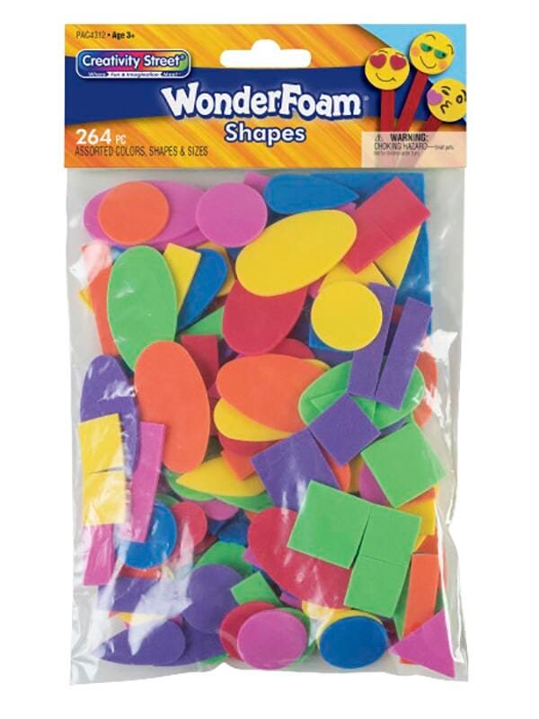 WONDERFOAM SHAPES ASSORTED SIZES SET OF 264