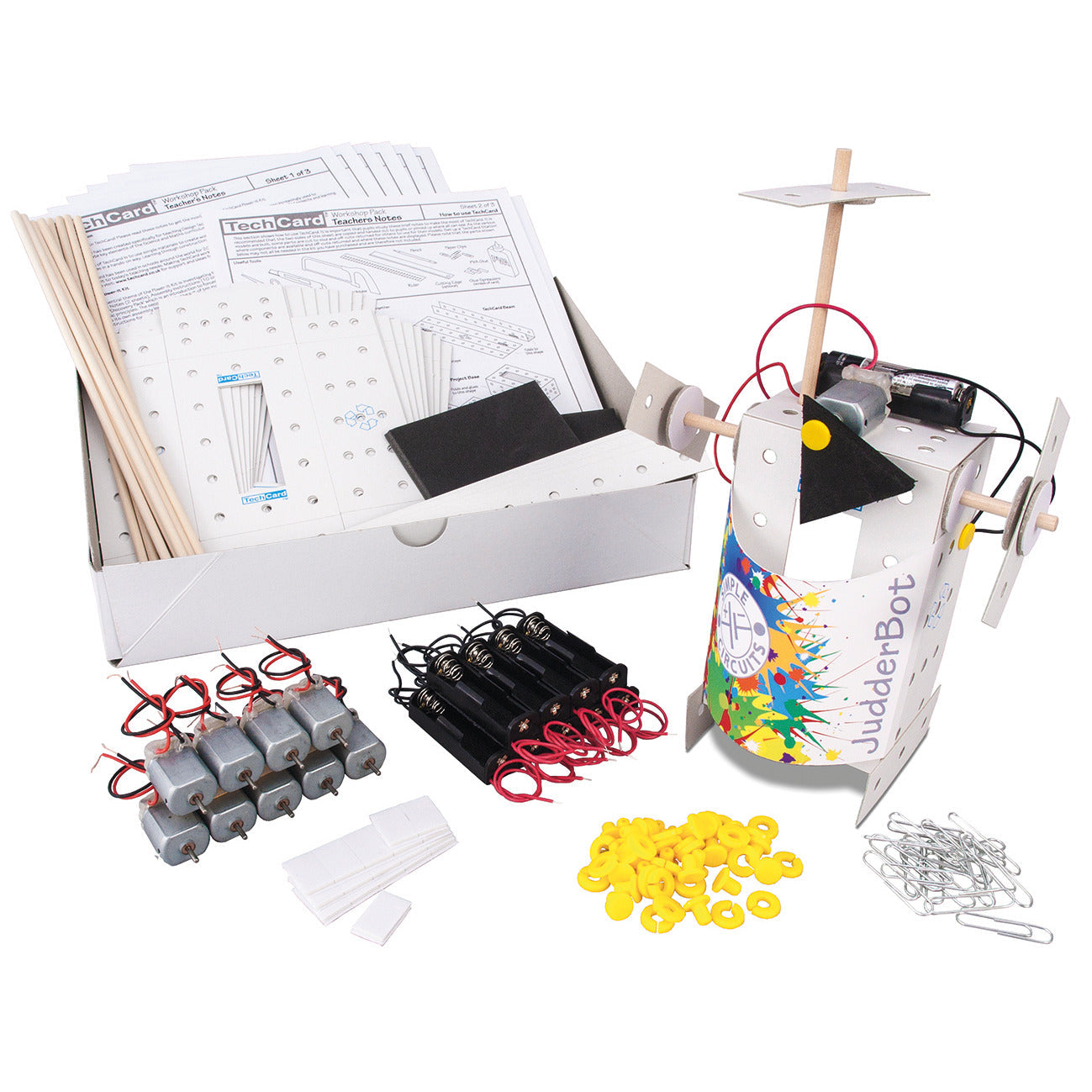 Judderbot Workshop Techcard Pack
