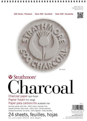 PAD CHARCOAL 500 SERIES 18X24 ASST COLORS 64 LB 24 SHTS