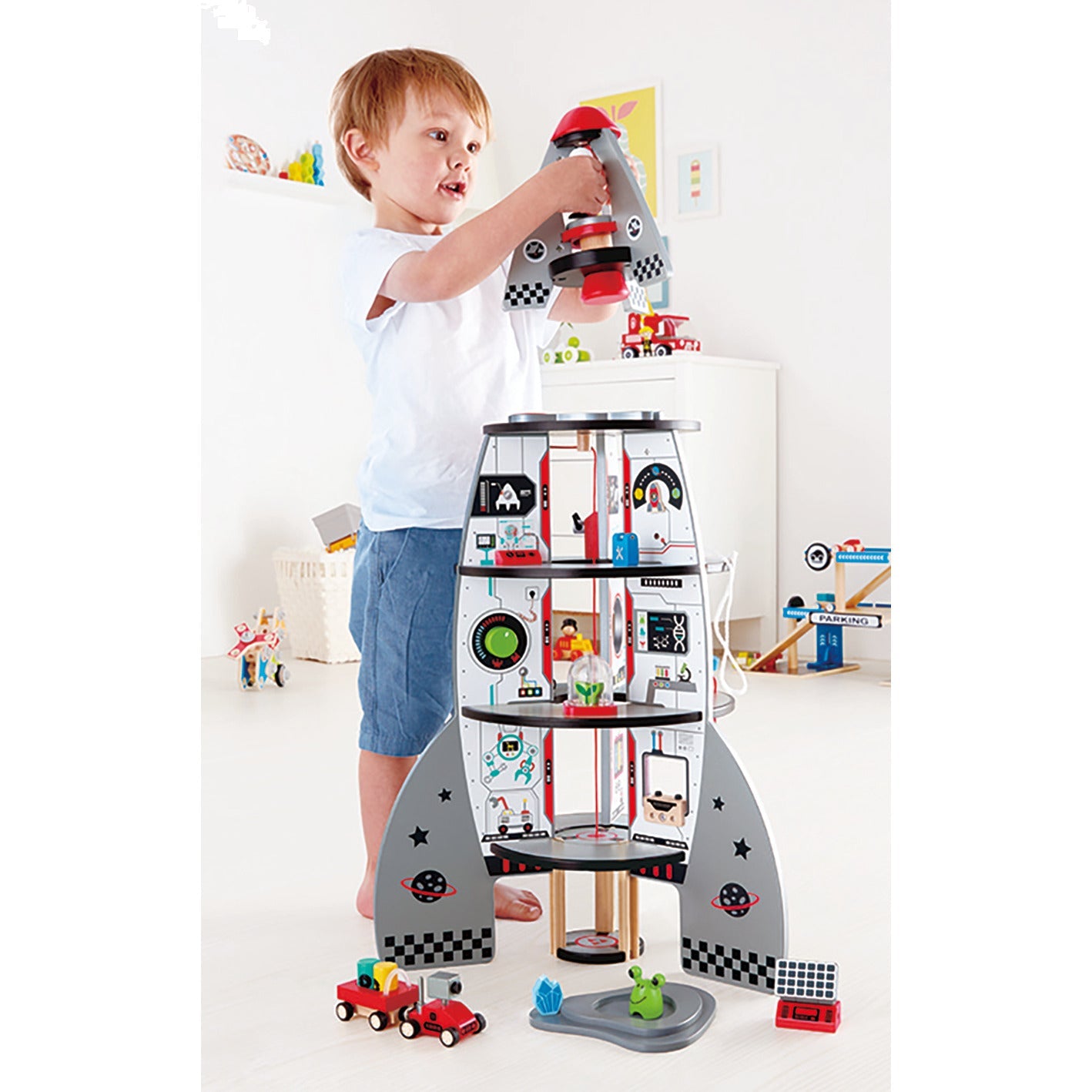 Four Stage Rocket Ship