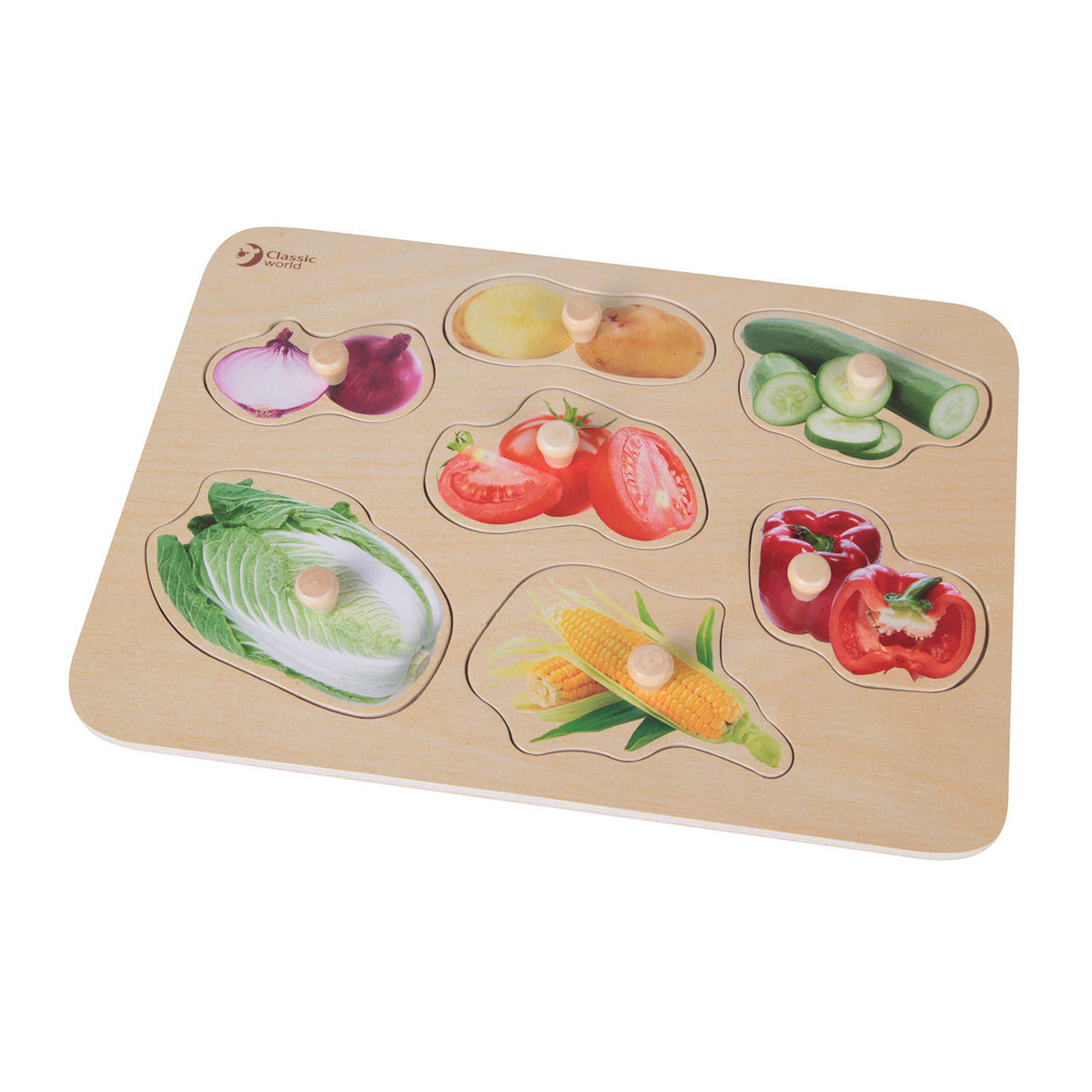 Fruit & Vegetable Puzzles Set Of 2