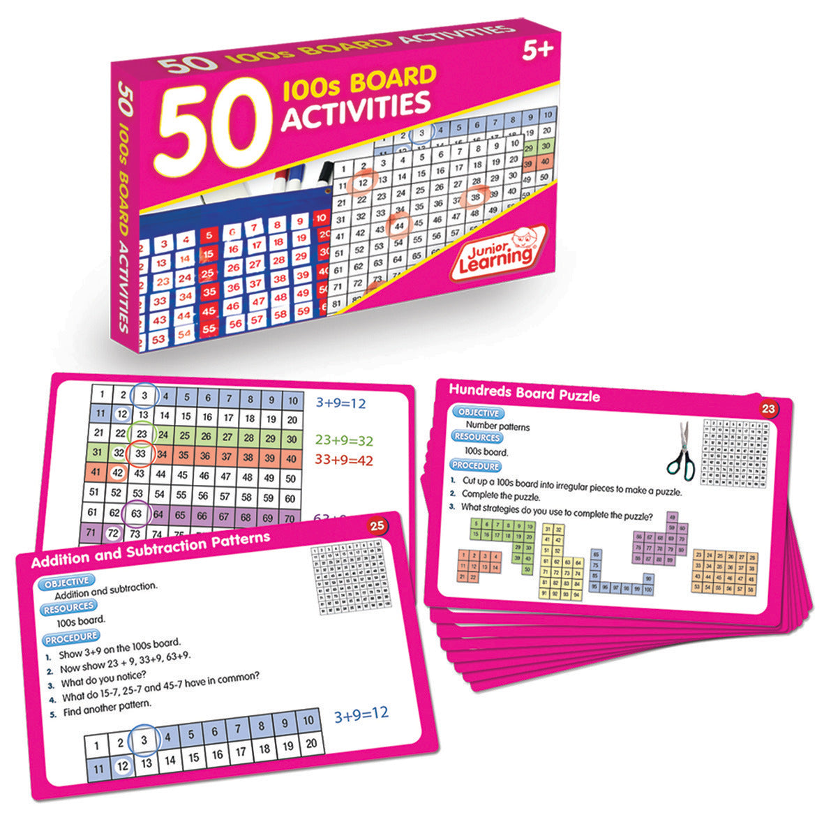 50 100\'S Board Activities Set Of 250