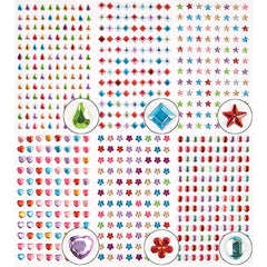 Small Gemstones Peel And Stick Pk640