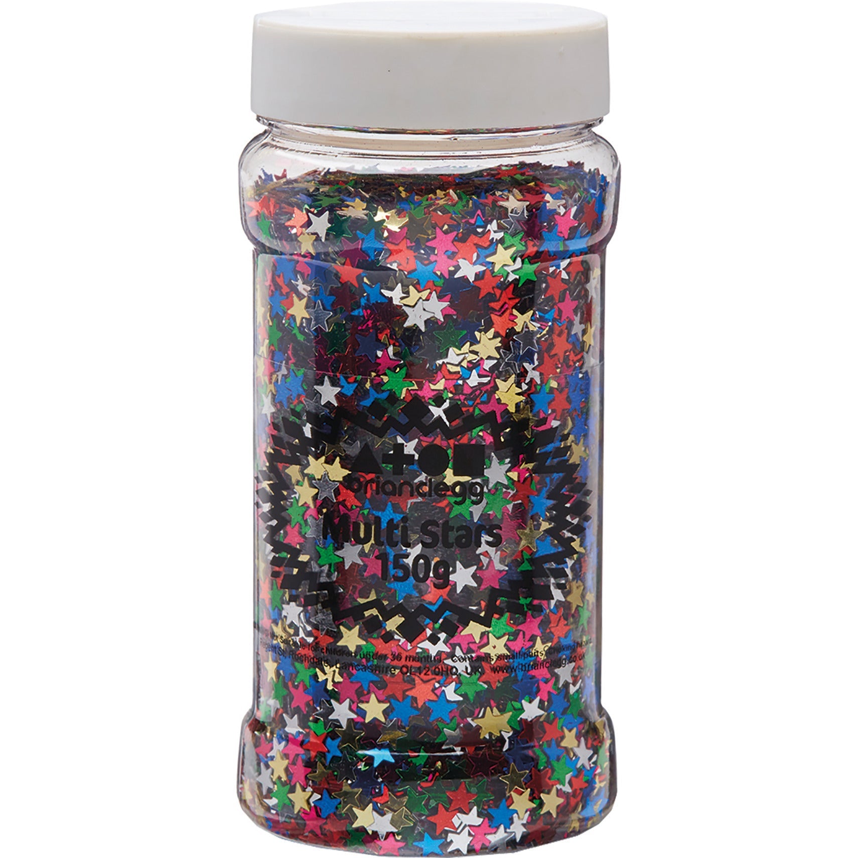 Glitter Stars Multicoloured 150G