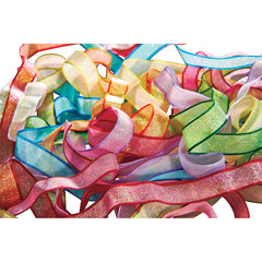 Glitter Ribbon 1M Assorted Pack 10