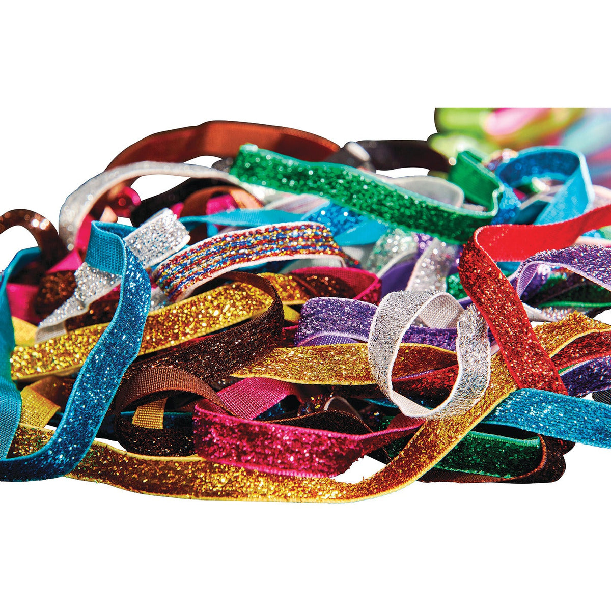 Sparkle Ribbon 2M Assorted Pack 10