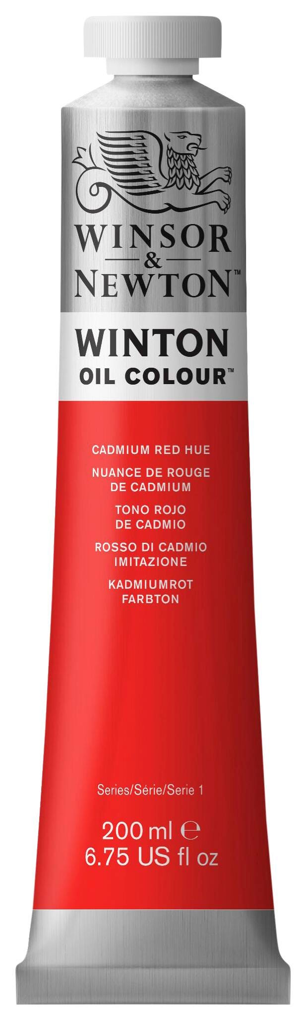 PAINT OIL W + N 6.75 OZ CADMIUM RED HUE