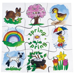Seasons Puzzles - Set Of 4