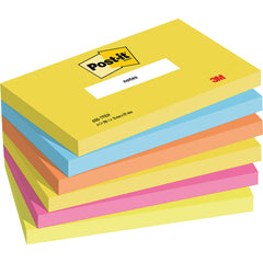 Post-It Col Ener 655Tf 76X127Mm Pk6