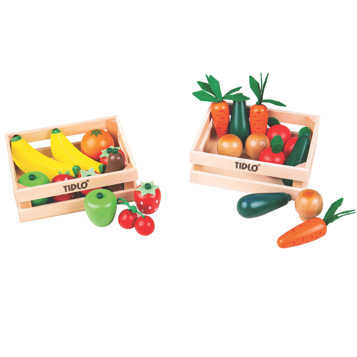 Wooden Fruit & Veg