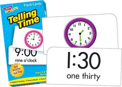 FLASH CARDS TELLING TIME PACK OF 96