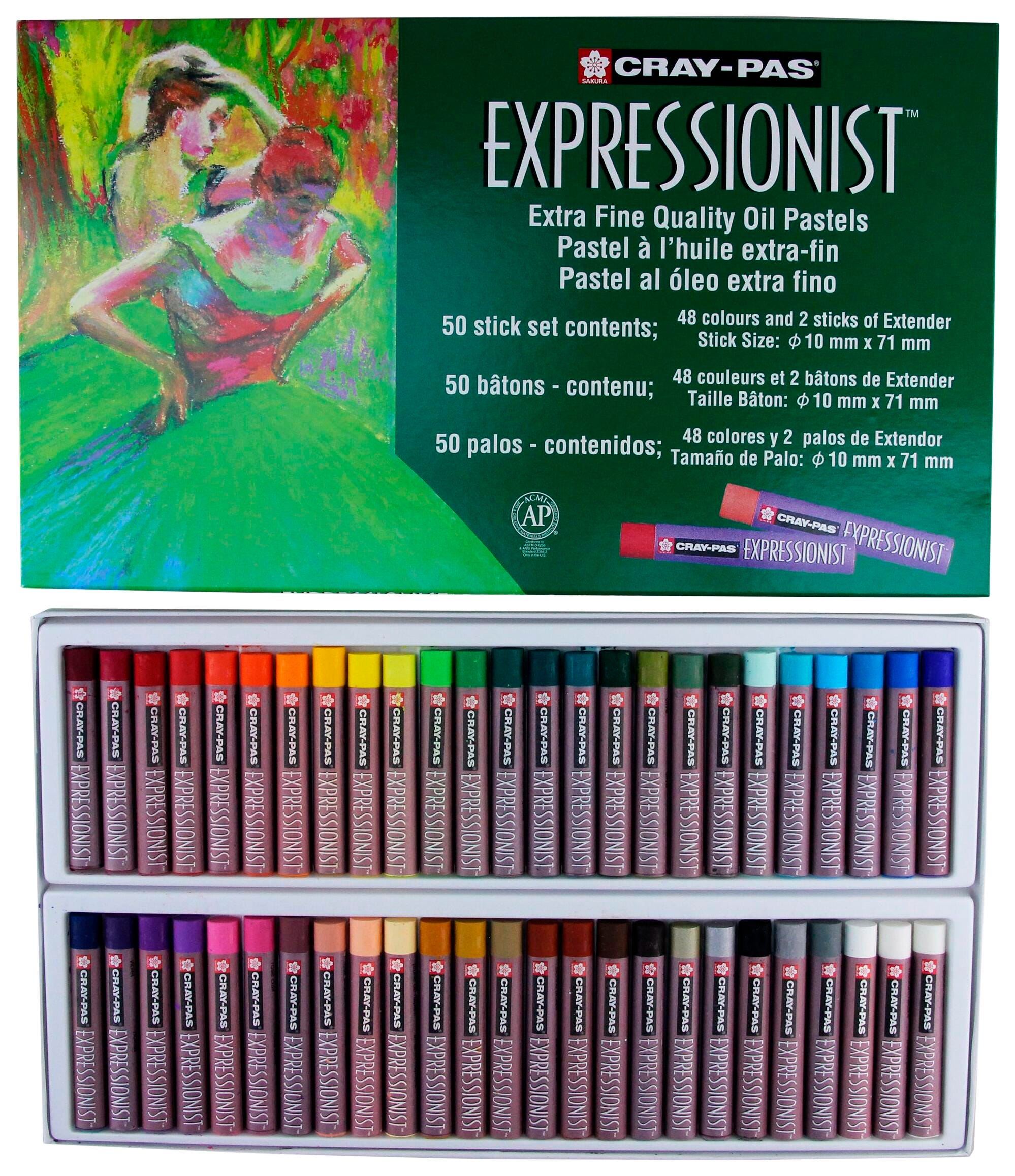 OIL PASTEL SAKURA CRAY-PAS EXPRESSIONIST ASST COLORS SET OF 50