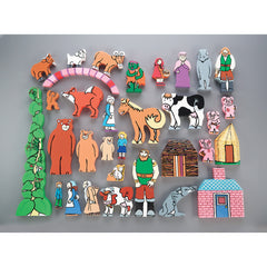 Traditional Tales Wooden Characters