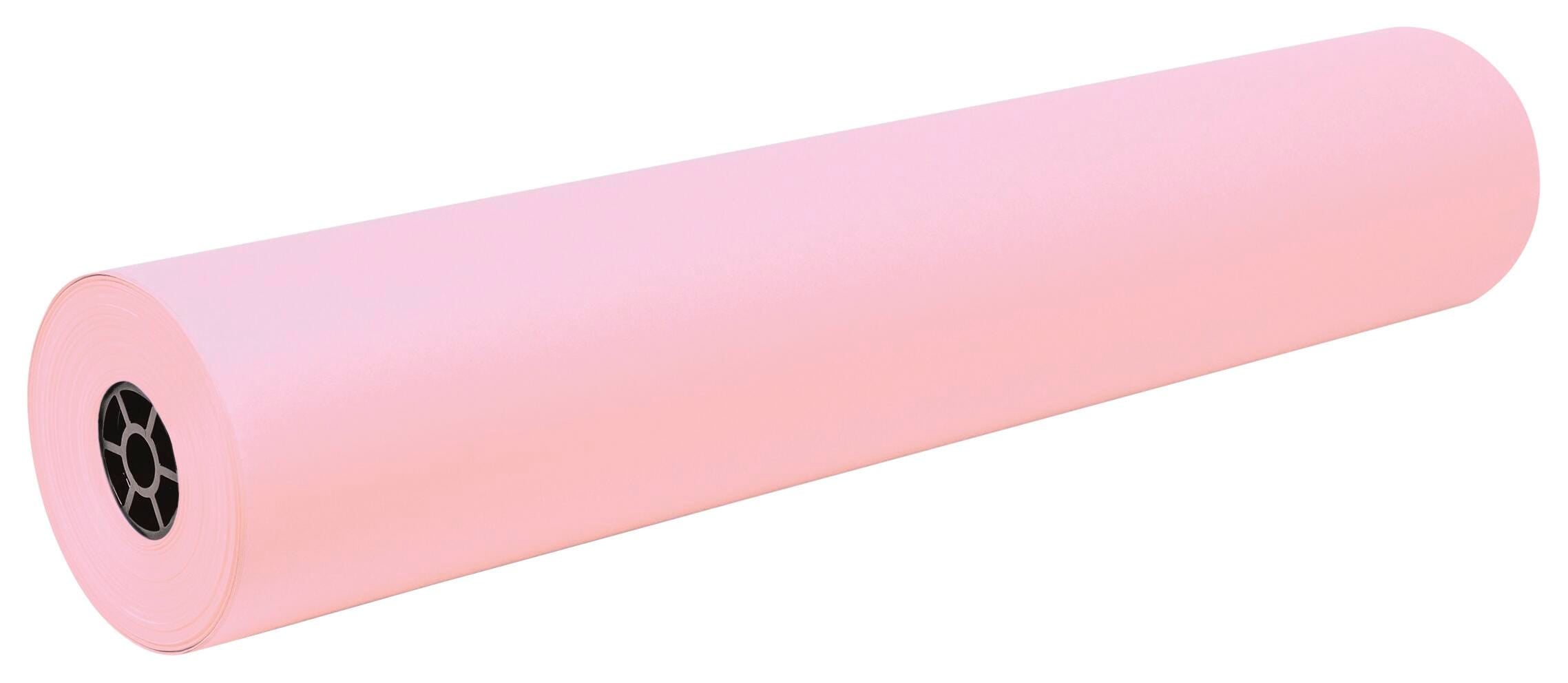 PAPER ROLL FIRE RETARDANT 36 IN X 1000 FT PINK